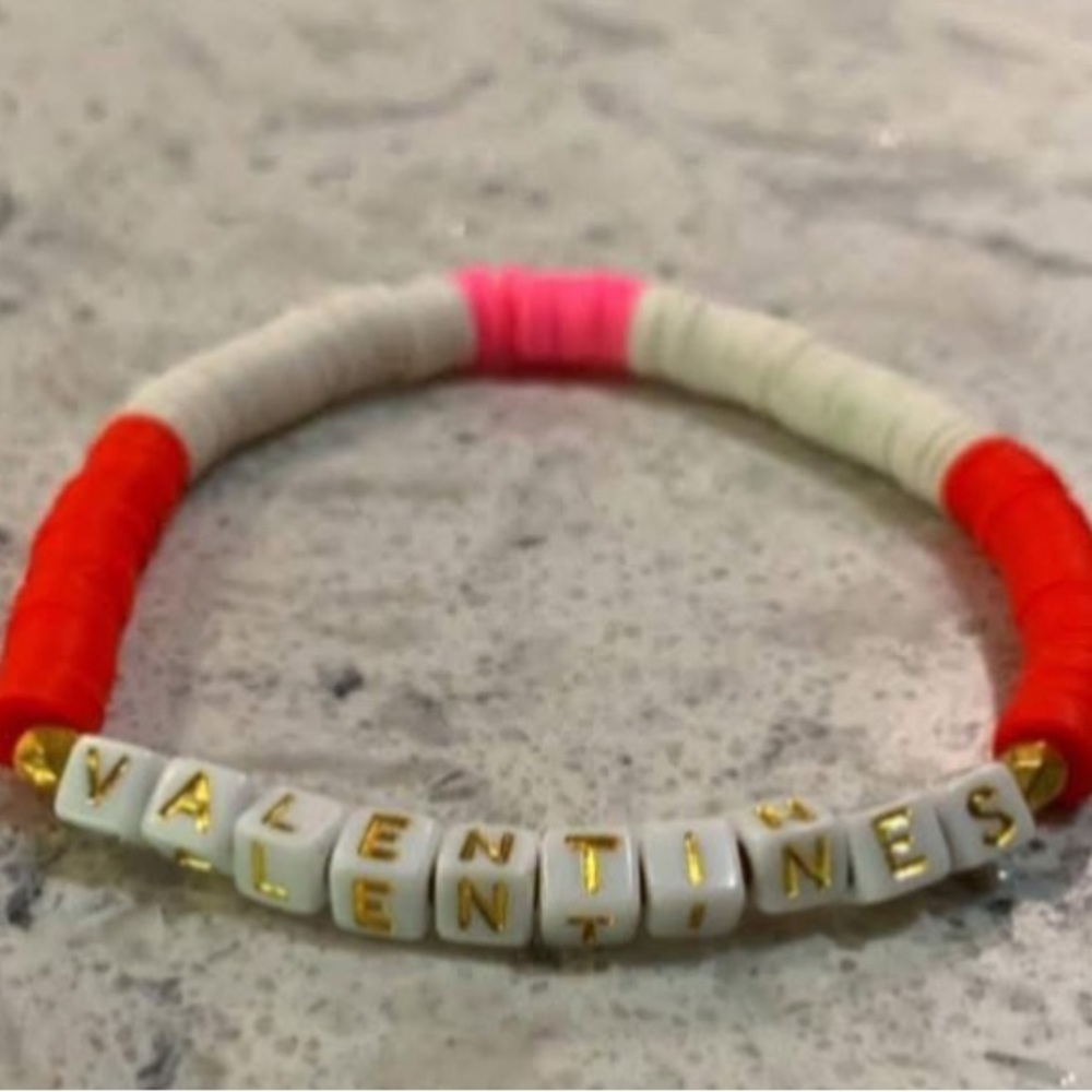 Valentine's Beaded Bracelet